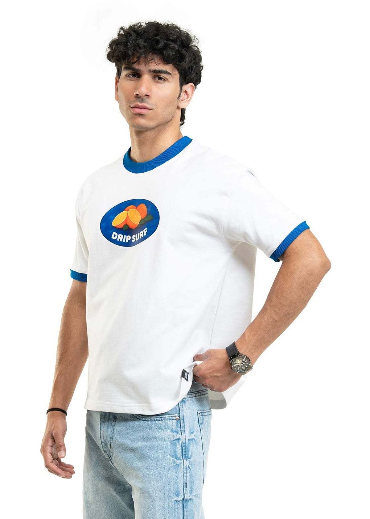 REGULAR CROPPED TEE - DRIP SURF-1