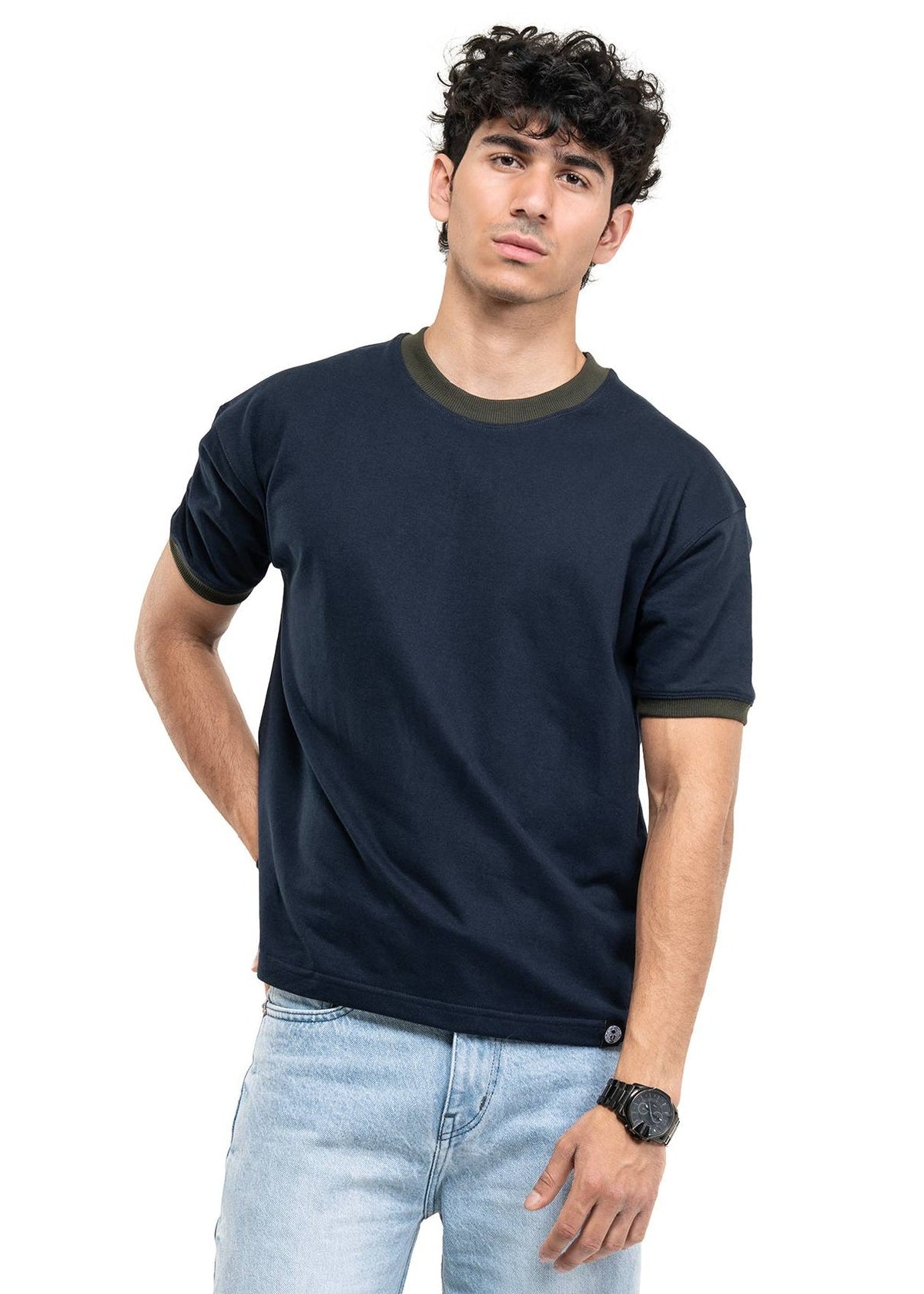 REGULAR RINGER CROPPED TEE II-1
