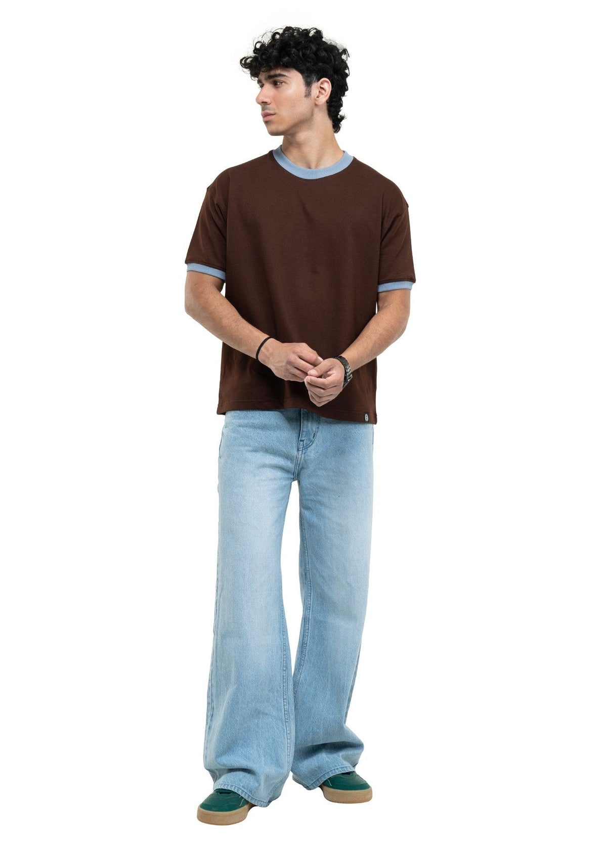 REGULAR RINGER CROPPED TEE I-6