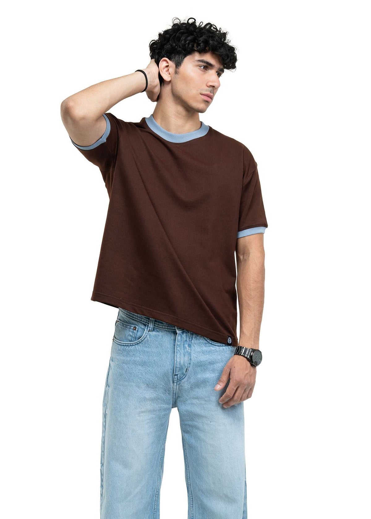 REGULAR RINGER CROPPED TEE I-4