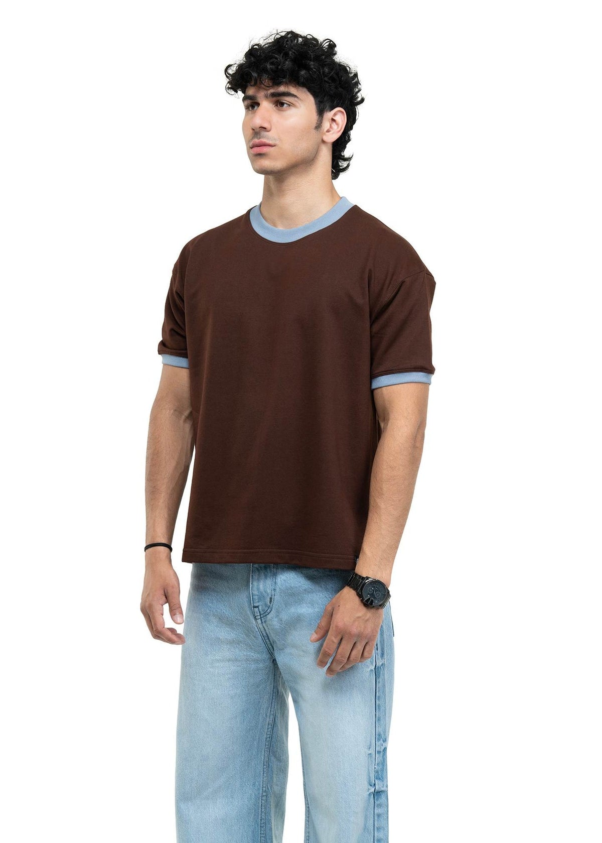 REGULAR RINGER CROPPED TEE I-3