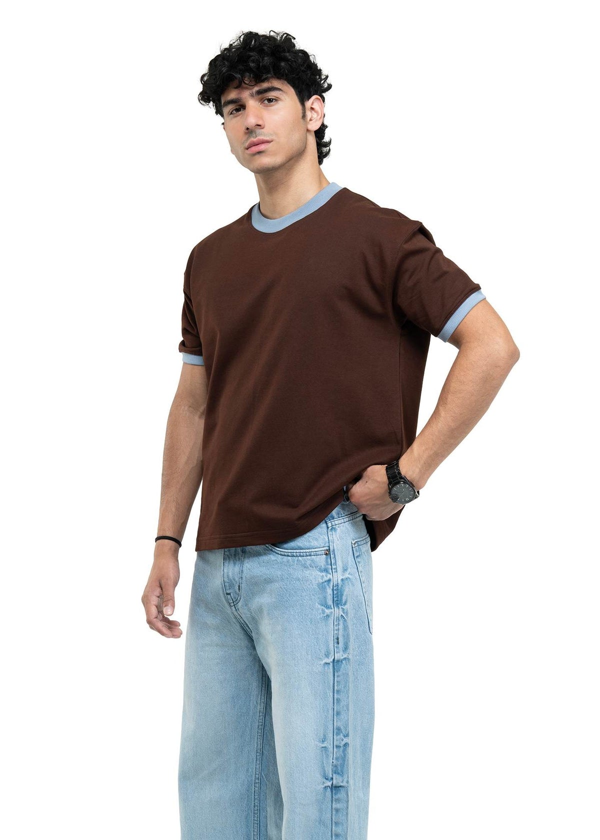 REGULAR RINGER CROPPED TEE I